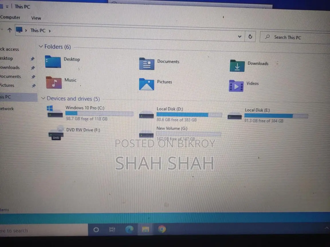 Laptop Dell Inspiron 15 3542 4GB Intel Core I3 HDD 1T