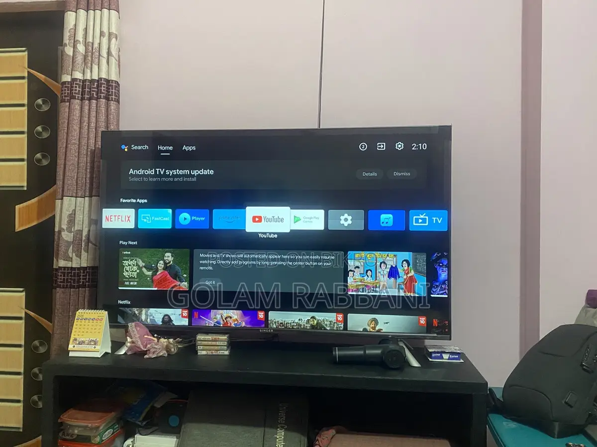 SINGER Primax S55-SLE55U5000GOTV 55 Inch 4K Android Google TV