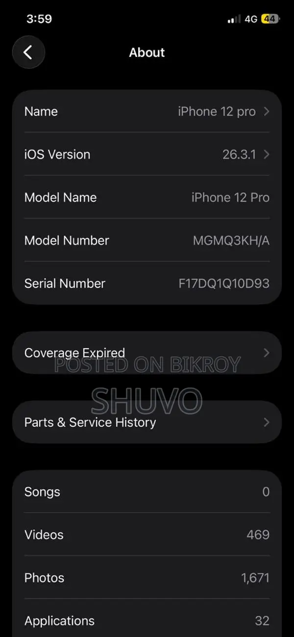 Apple iPhone 12 Pro (Used)