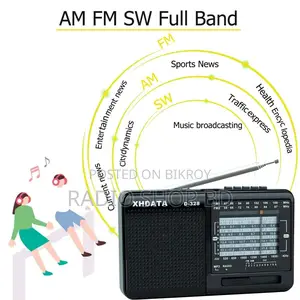Xhdata D328 Portable Am/fm/sw Dsp Radio | Rechargeable Mp3 Player