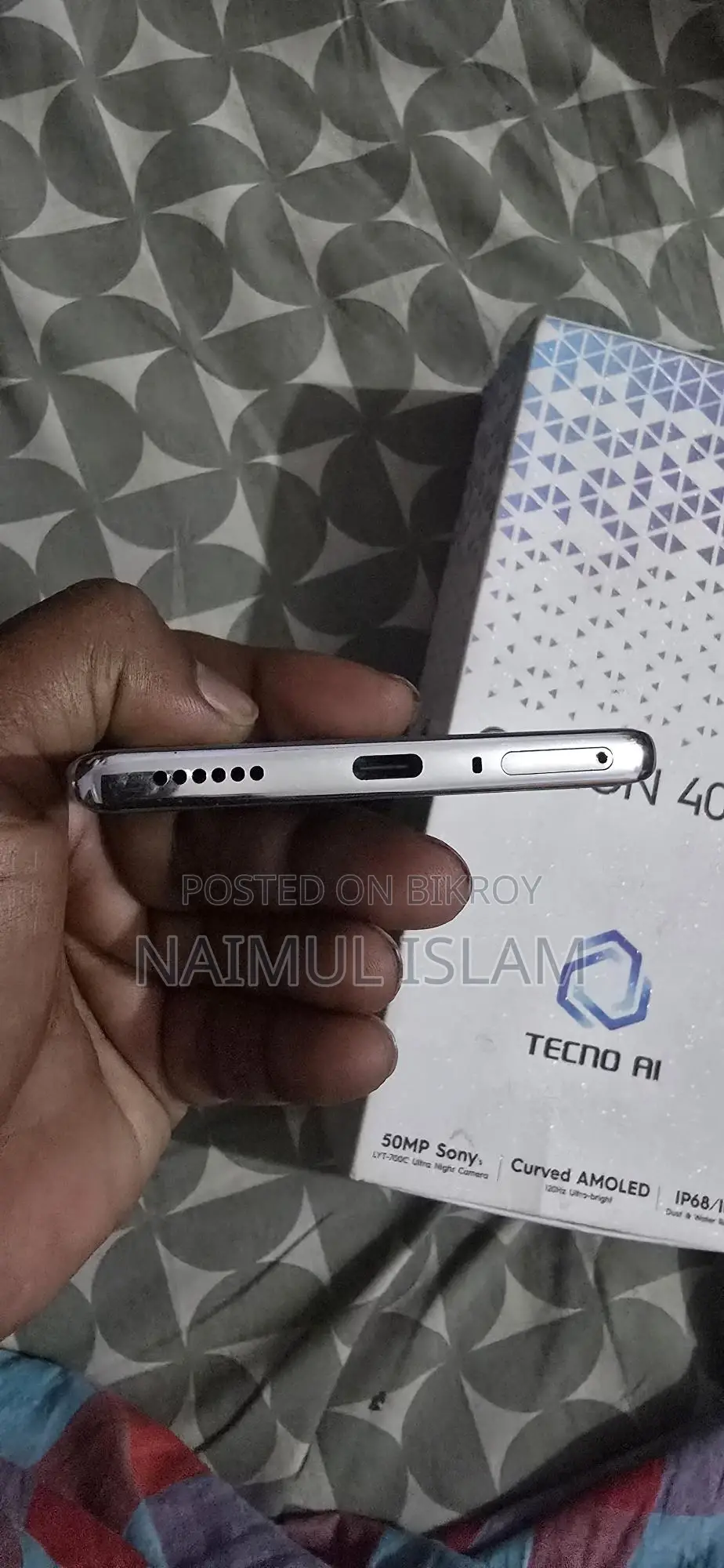 Tecno Camon 40 Pro 8gb 256gb (Used)