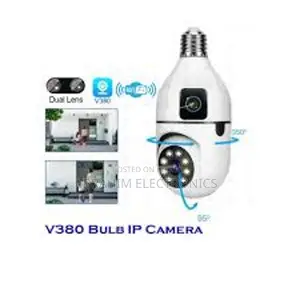 CCTV Camera V380 Pro Dual Lens Bulb