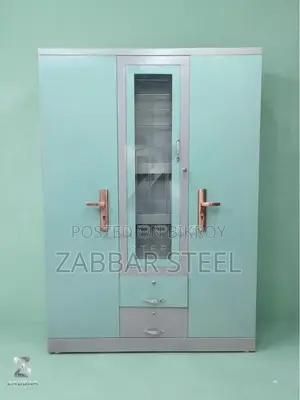 Jabbar Steel 3 Door Almirah - Sturdy and Beautiful