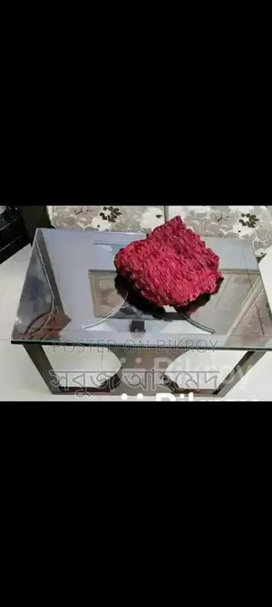 Brand New Brothers Furniture Tea Table with Beautiful Cover