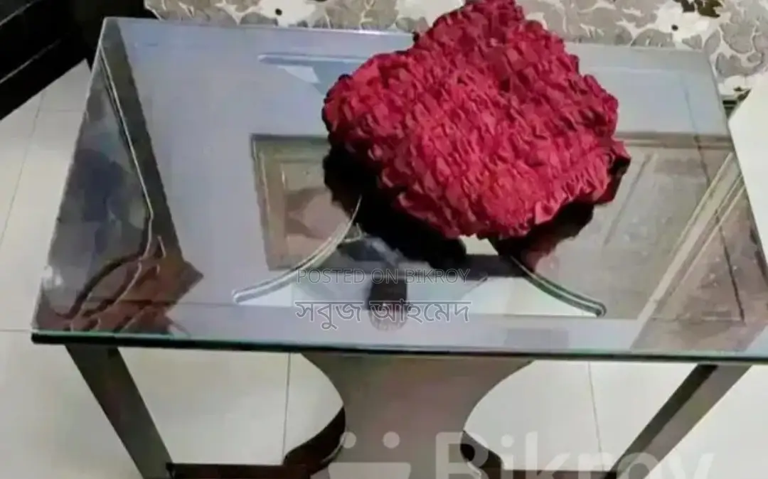 Brand New Brothers Furniture Tea Table with Beautiful Cover