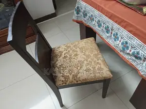 Glass Top Dining Table with 6 Chairs