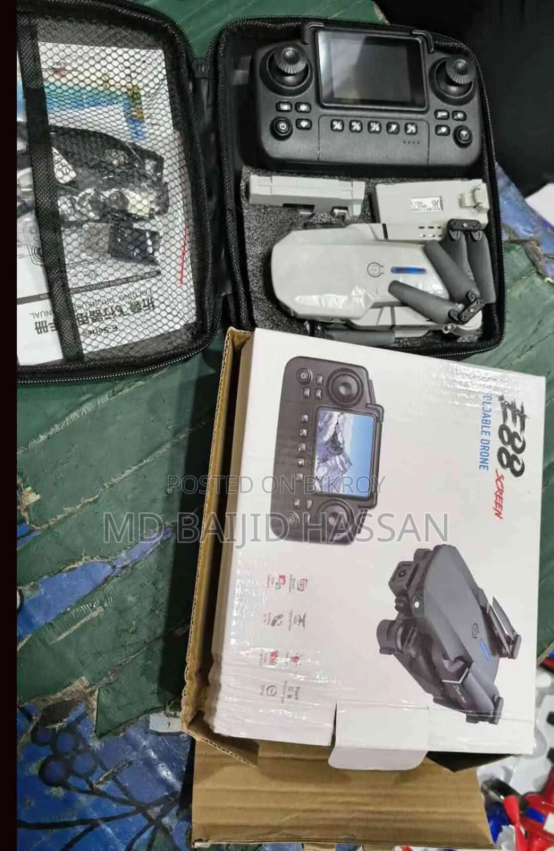 E88 Mini Display Remote Drone 2025