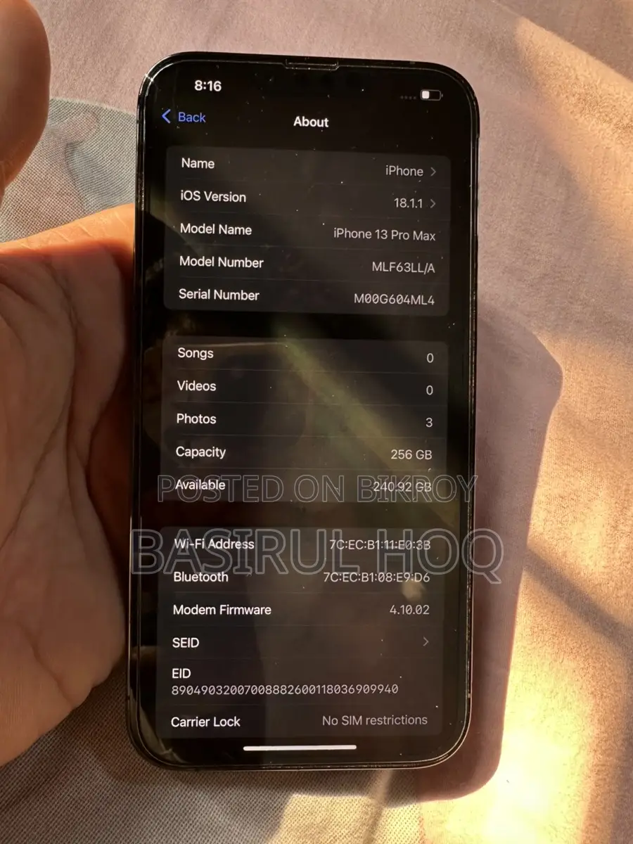 Apple iPhone 13 Pro Max (Used)