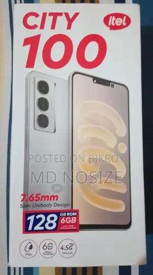 Itel CITY 100 RAM 6/128 GB (Used)