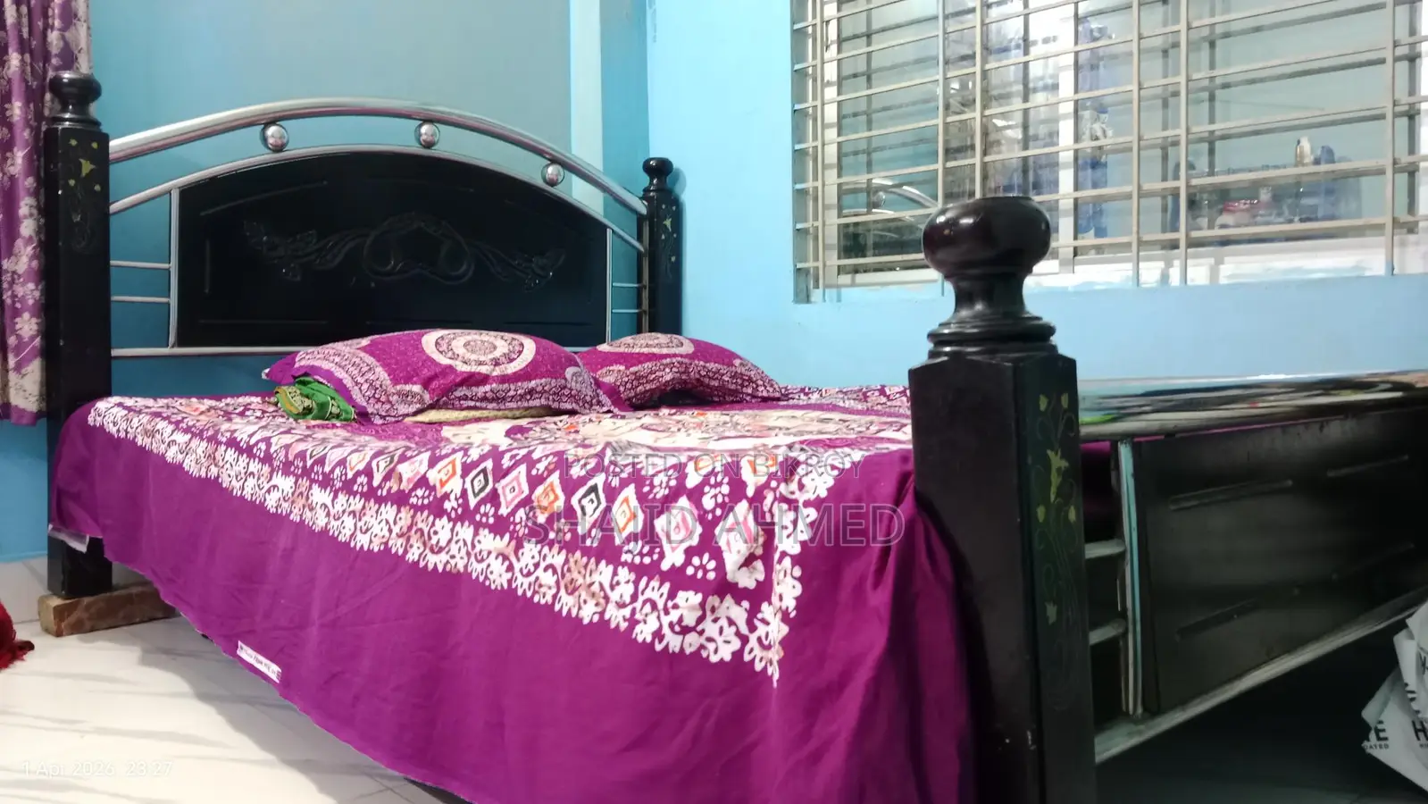 Steel bed for sale
