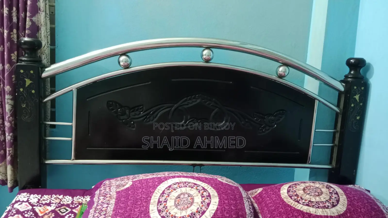 Steel bed for sale
