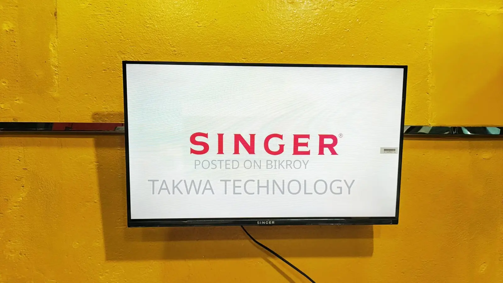 SINGER-32" Inch Android Google Frameless Voice Control TV