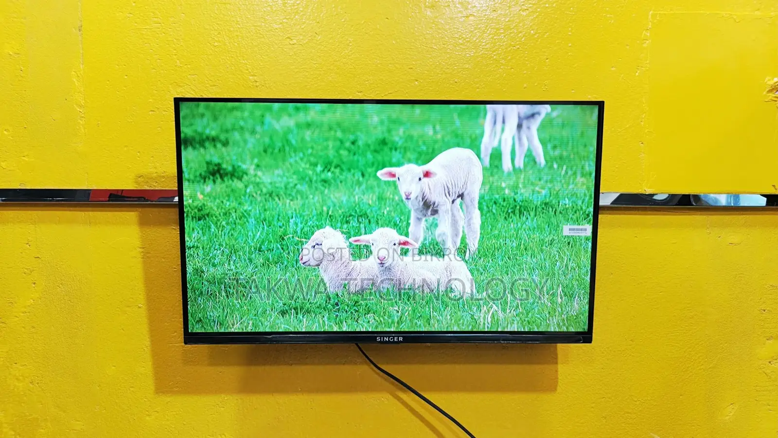 SINGER-32" Inch Android Google Frameless Voice Control TV