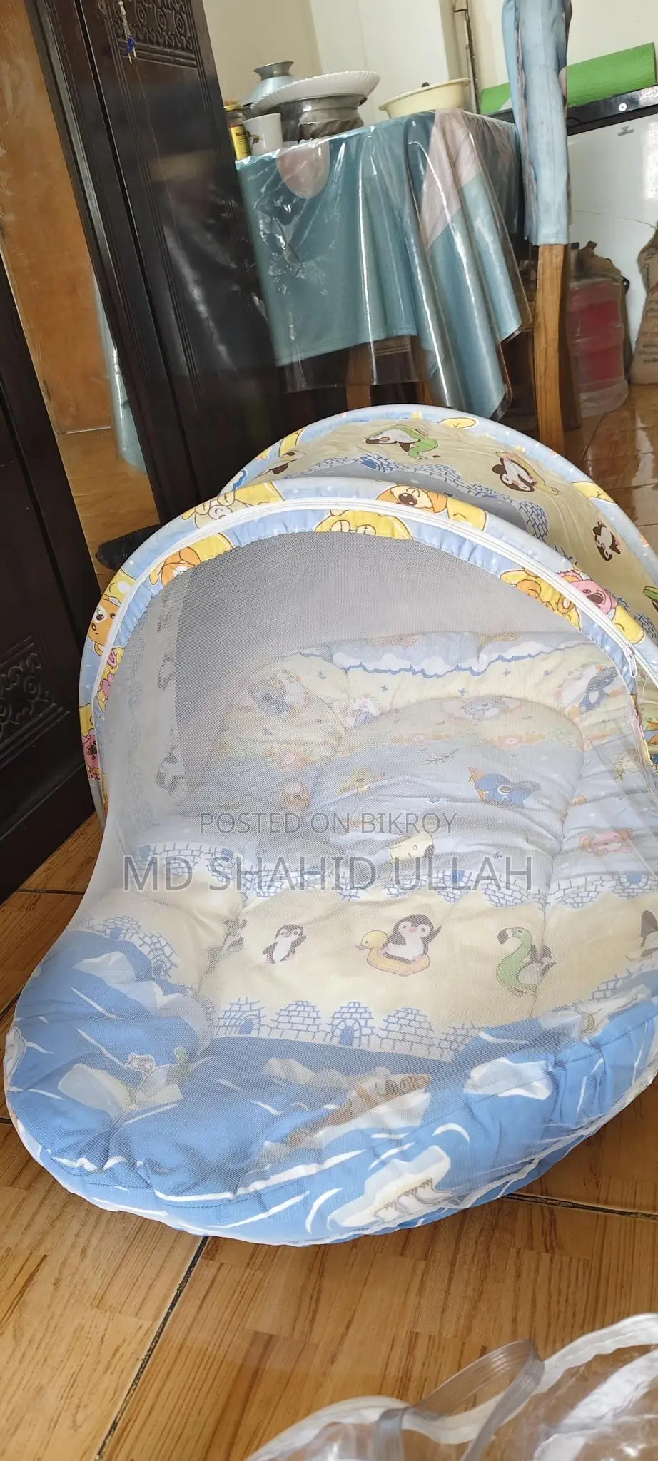 Baby Mattress with Mosquito Net for Kids & Mom