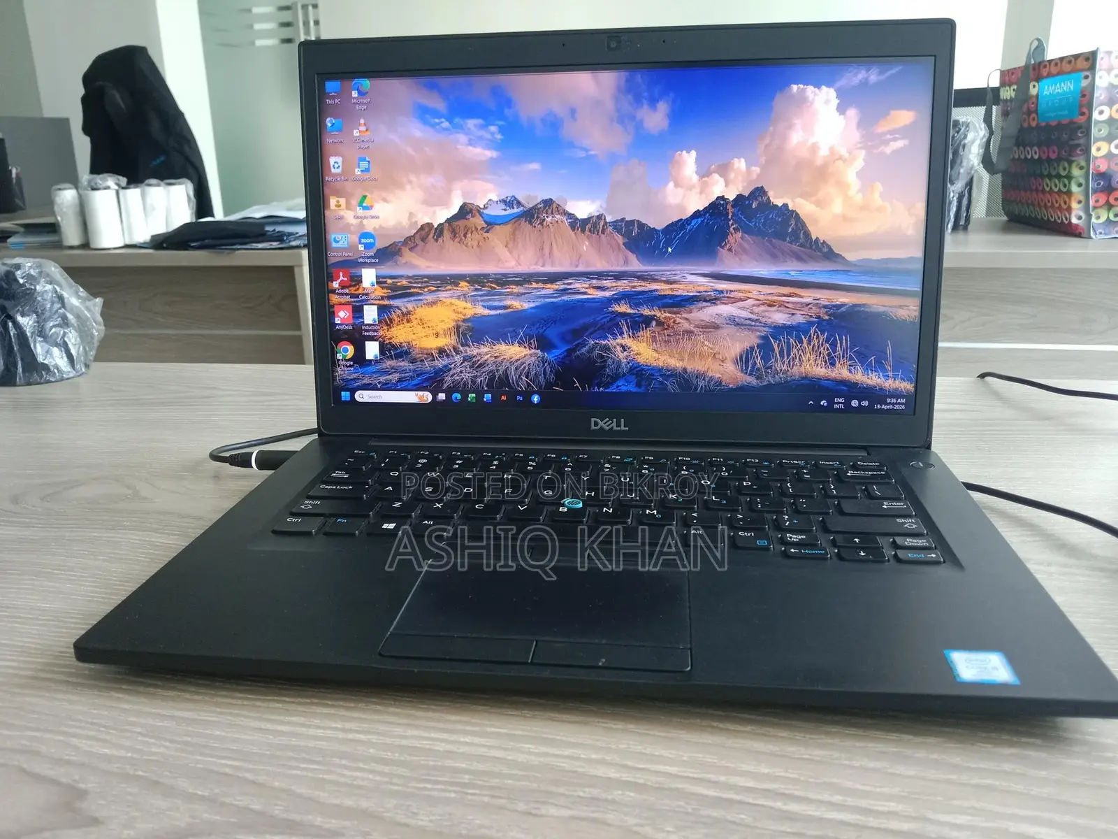 Dell Latitude 7490 (Core i5 8th Gen, 8GB RAM, 256GB SSD) ভালো কন্ডিশন।