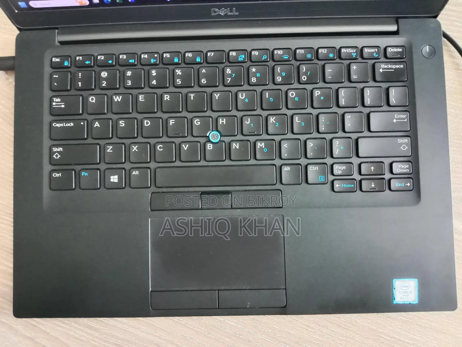 Dell Latitude 7490 (Core i5 8th Gen, 8GB RAM, 256GB SSD) ভালো কন্ডিশন।