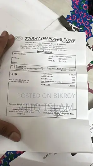 Amd Ryzen 5 5600 Processor 16gb RAM GPU 12gb SSD 500gb Hard Disk