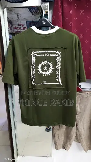 Premium Olive Green Casual T-shirt