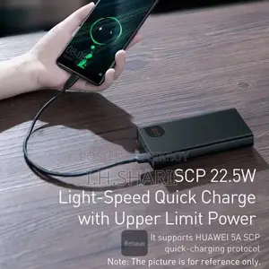 Baseus Adaman 20000mah 22.5w Metal Power Bank with Digital Display