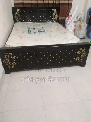 5/7 ft Malaysian Partex Bed with Mattress