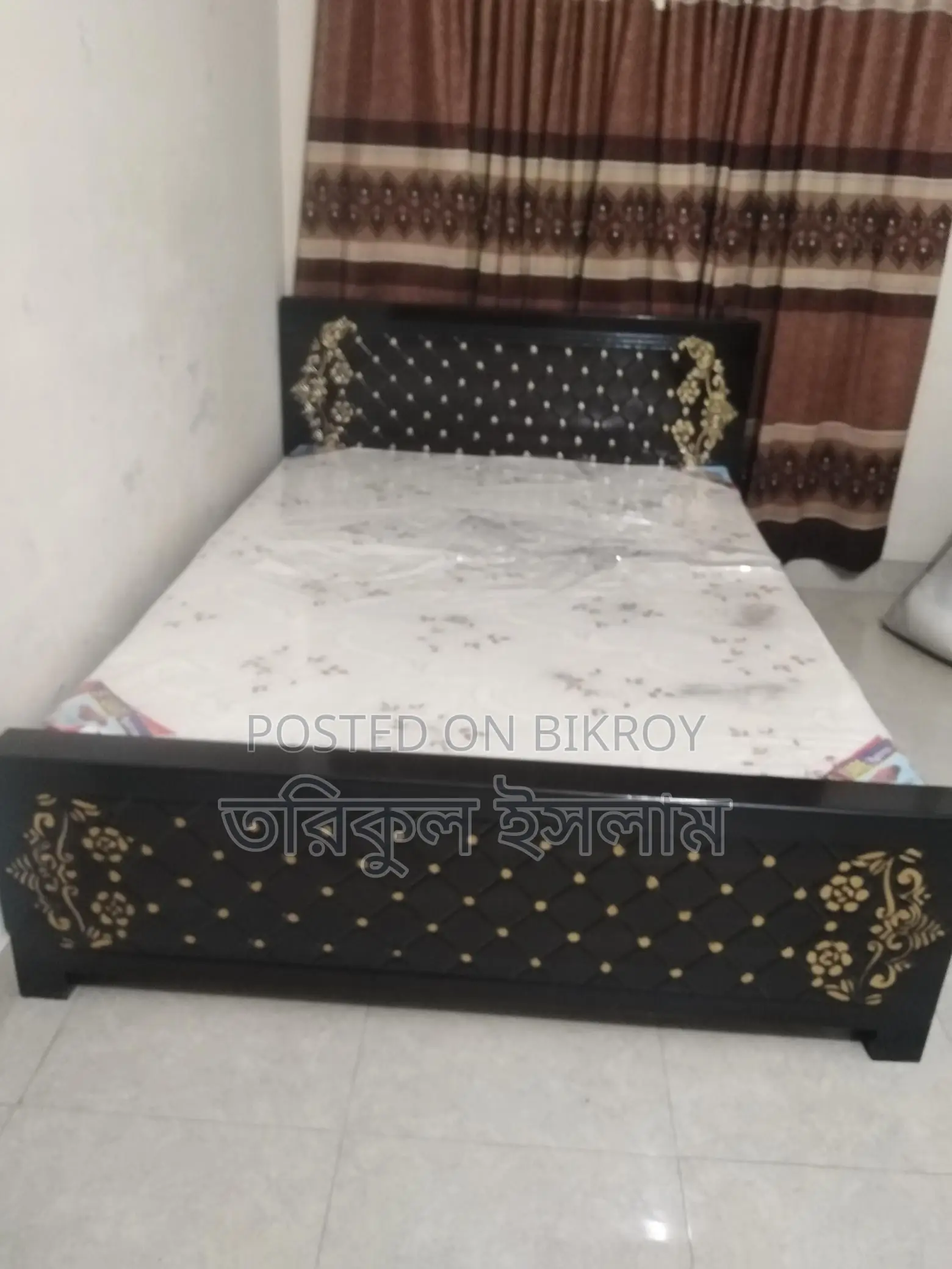 5/7 ft Malaysian Partex Bed with Mattress