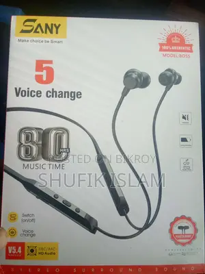Sany V5.4 Wireless Neckband Earphones