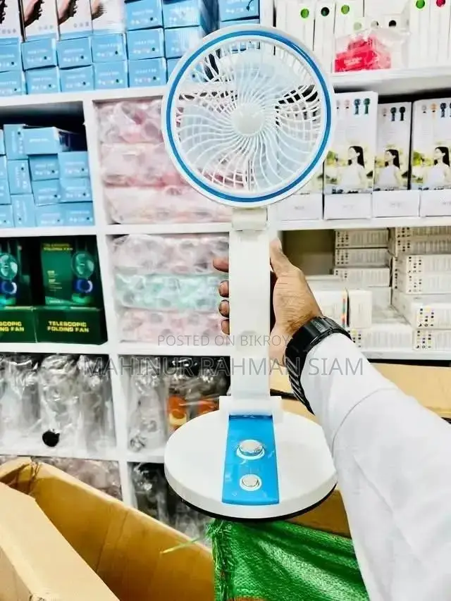 Lr-2018 Folding Rechargable Fan