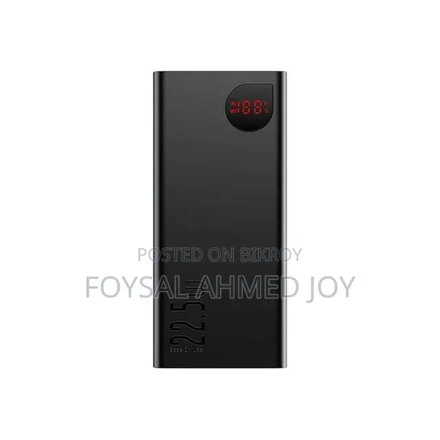 Baseus Ppadm20s 20000mAh Adaman Metal Power Bank