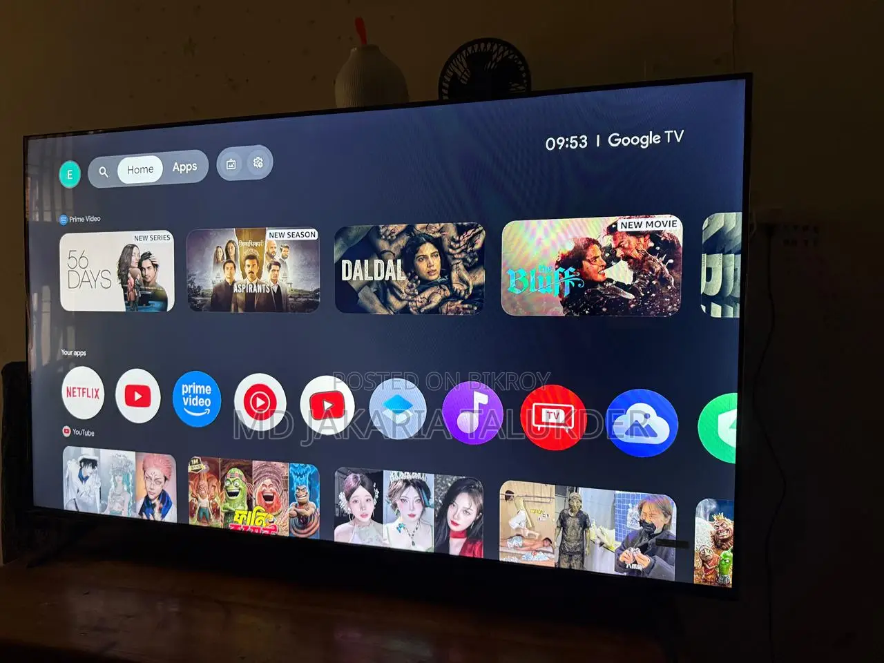 50" 4K TCL ROWA Smart TV | 50U62