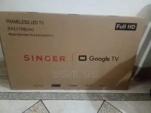 Brand New Singer 43" Frameless LED TV (SLE43GA5000) – Sealed Box