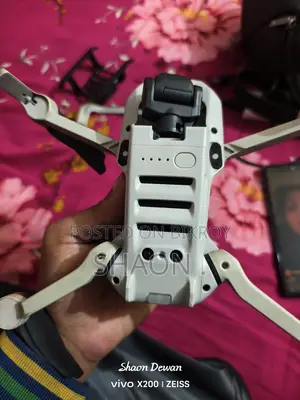 Dji Mini 2 FMC with extra safety accessories.