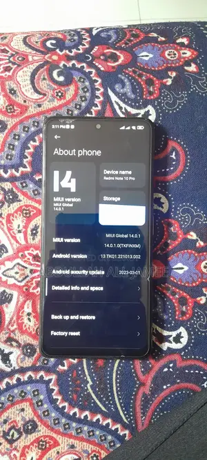 Xiaomi Redmi Note 10 Pro . (Used)