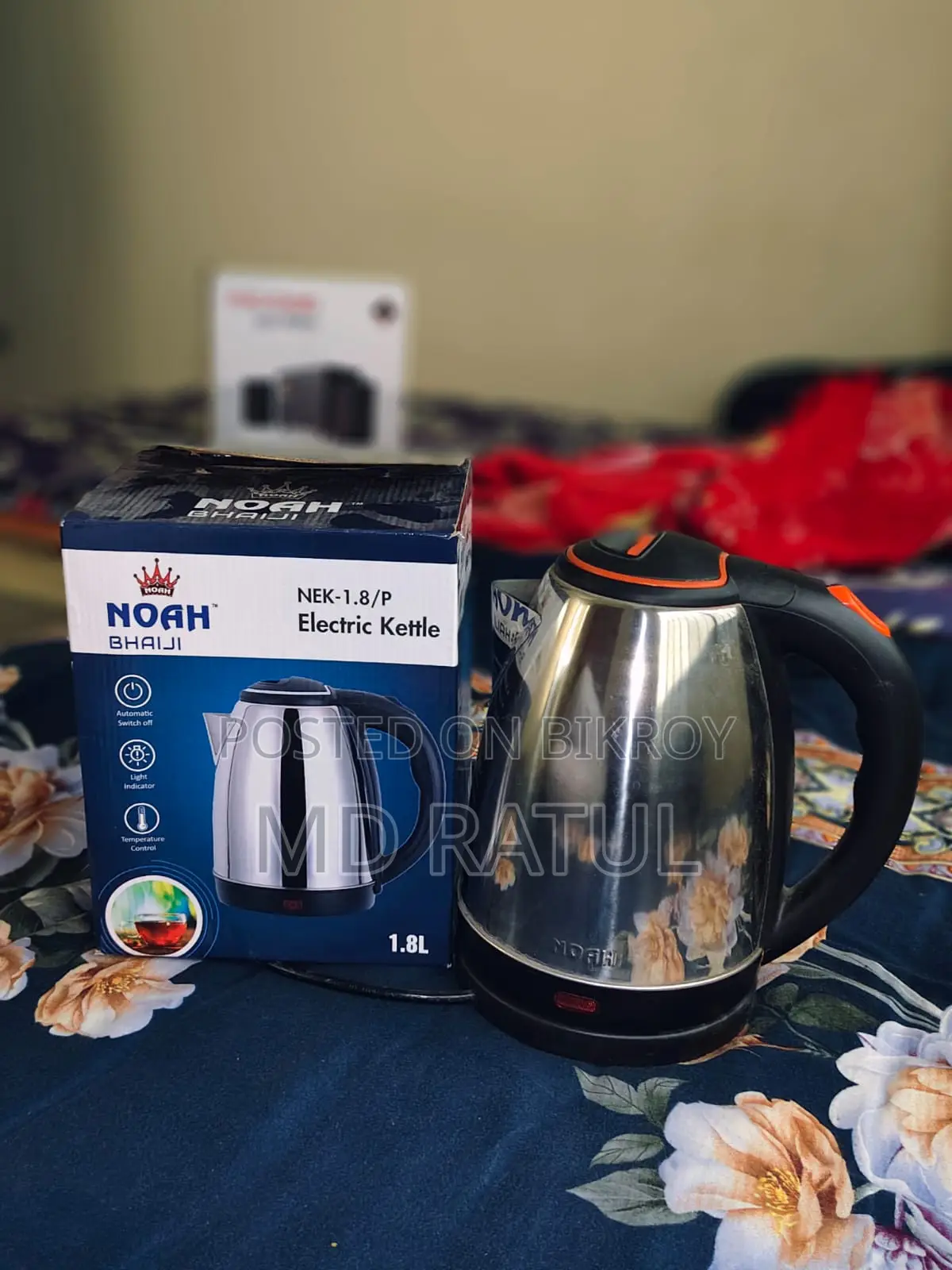 Noah Electric Kettle, Nek-1.8/p