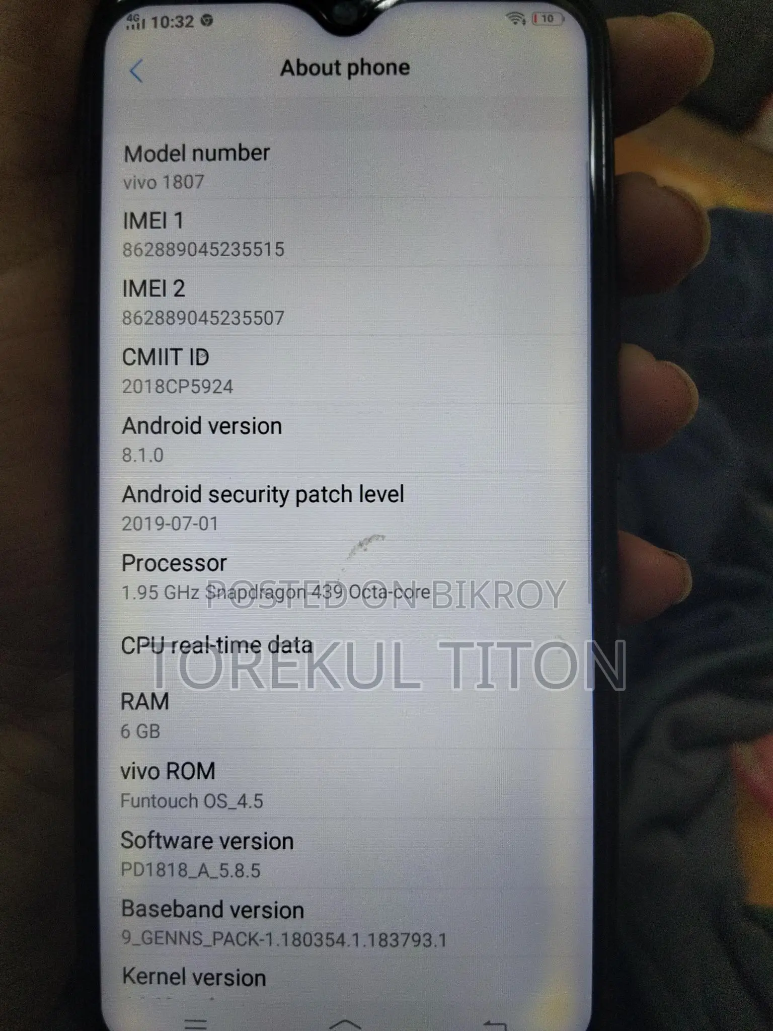 Vivo Y93s (Used)