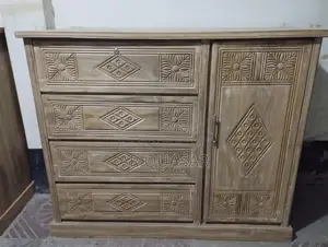 Maa Furniture Teak Wood Wardrobe with Gamari Wood Interior