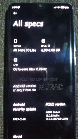 Xiaomi Mi Note 10 Lite (Used)