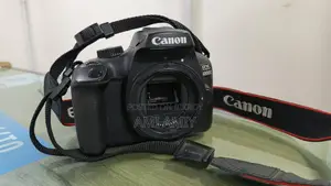 Canon 4000D with 75-300 Zoom Lens, Battery, and Charger