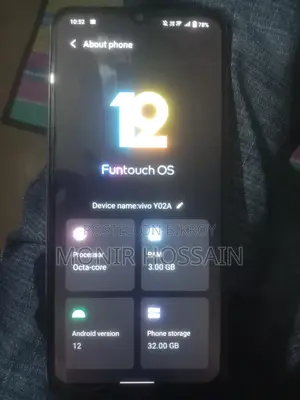 Vivo Y02 . (Used)