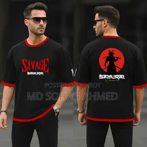 4-Piece Premium Drop Shoulder T-Shirt