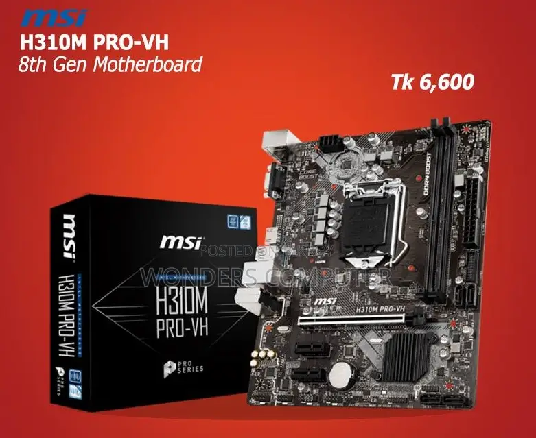 MSI H310M PRO Series (e.g., PRO‑VH / PRO‑VDH 1 Year Warranty