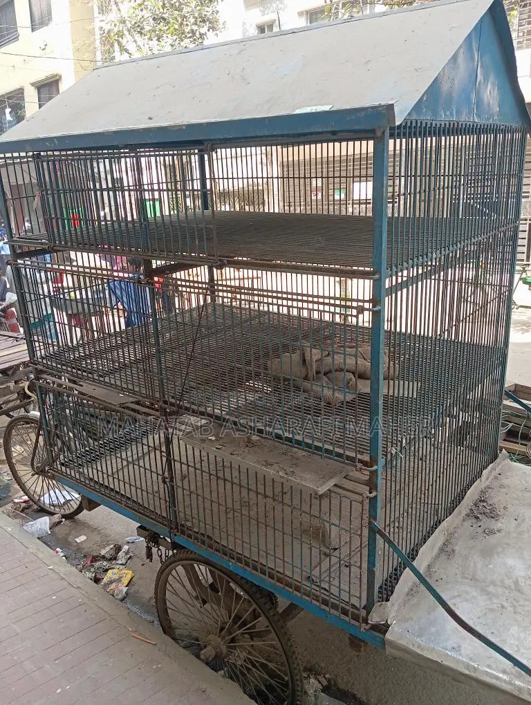 মুরগির ৩ তলা খাঁচা