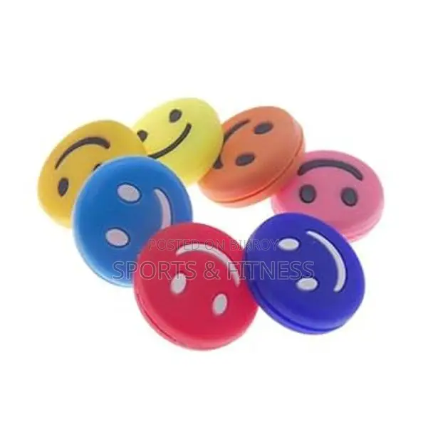 3-PCS Tennis Racket Vibration Dampeners - Smile