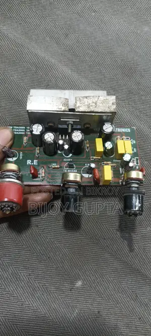 TDA2009A ১২ ভোল্ট এমপ্লিফায়ার সার্কিট ১২v 2এম্পিয়ার ট্রান্সফরমার