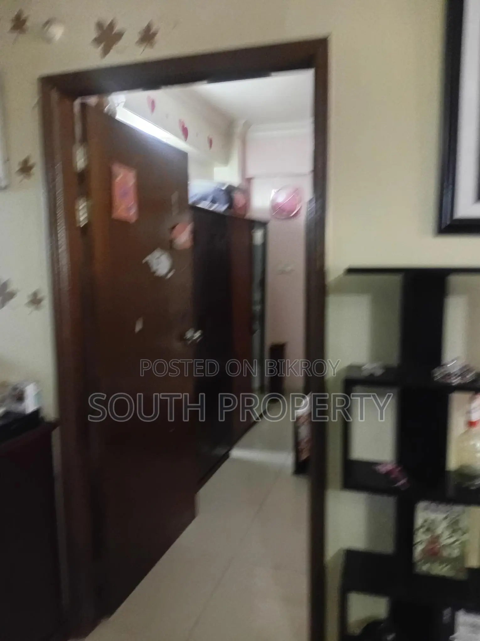 South facing ready used 2717 sft flat sale at Lalmatia.