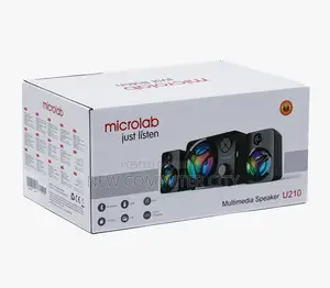 Microlab U210 USB 2:1 LED Bluetooth Speaker Black