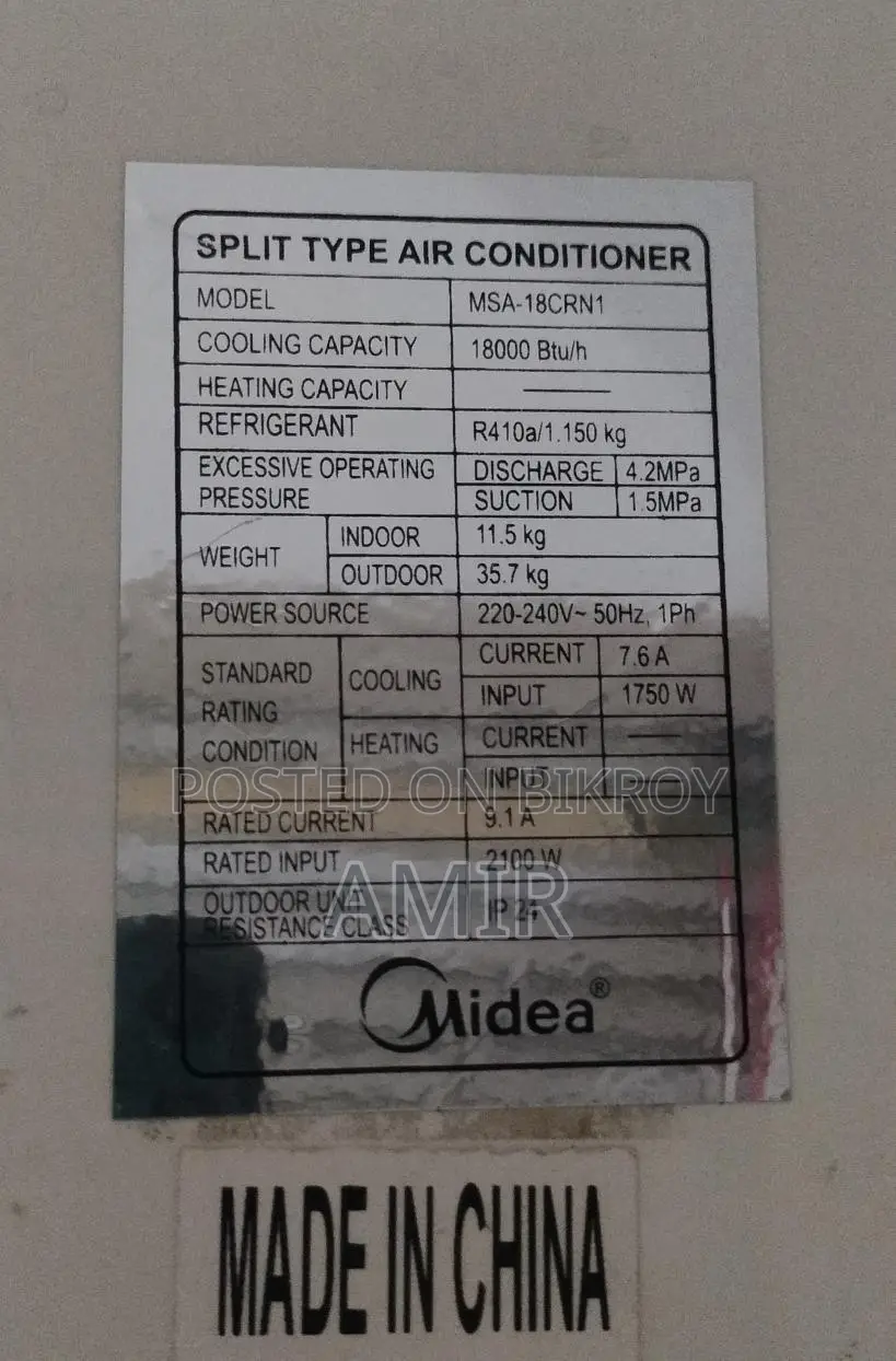 Midea 1.5 Ton