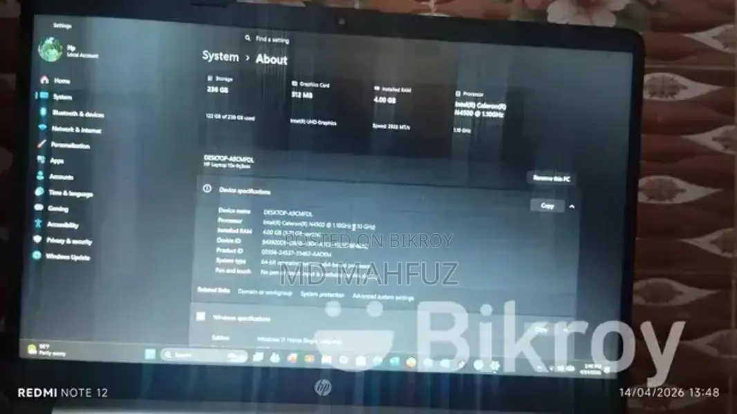 Laptop for Sale