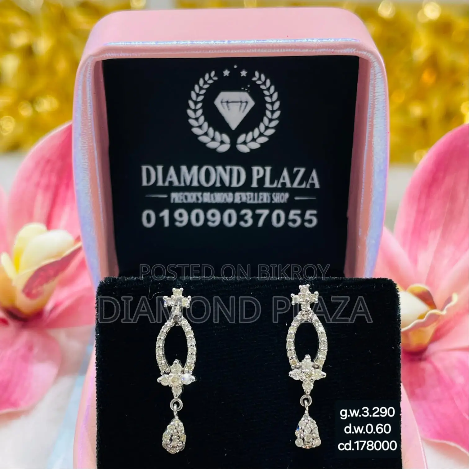 Diamond earring