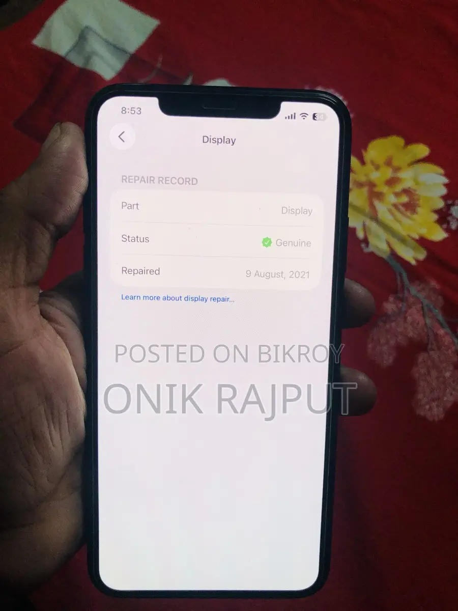 অ্যাপল আইফোন ১১ প্রো ম্যাক্স ফুলি ফ্রেশ অথেনটিক (ইউজড)