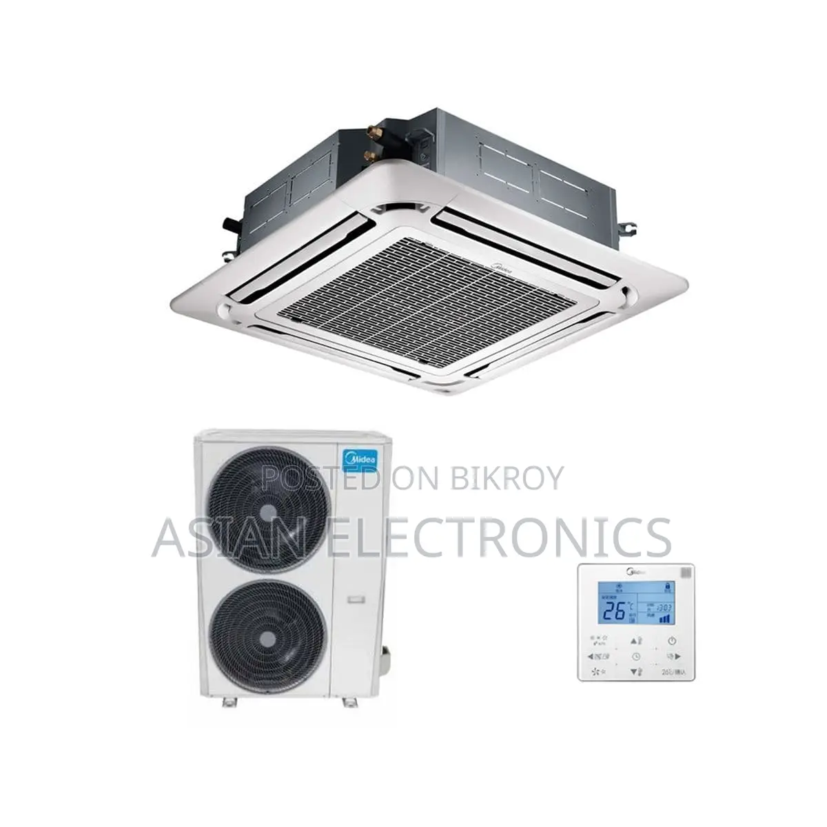 Midea Mca36crn1 3.0Ton Cassette Type Ac 36000BTU